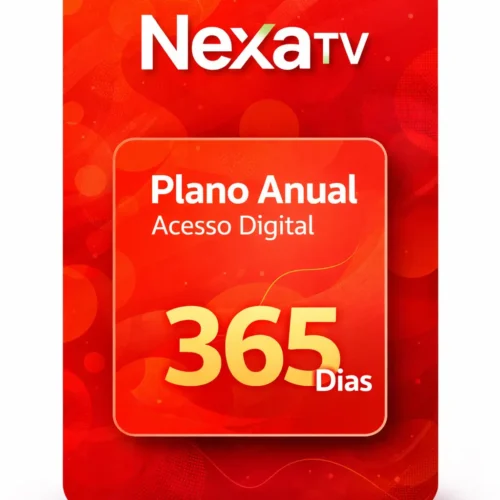 Recarga NaxaTV Anual Recarga NaxaTV 365 dias - Plano Anual de Streaming ao Vivo
