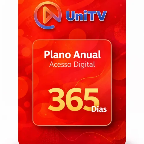 Recarga UniTV Anual Recarga UniTV 365 dias - Plano Anual de Streaming 4K