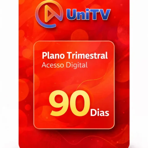 Recarga UniTV Trimestral Recarga UniTV 90 dias - Plano Trimestral de Streaming 4K