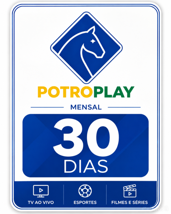 Recarga PotroPlay 30 dias — Plano mensal