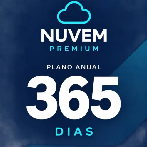 Recarga Nuvem Premium 365 dias — Plano anual