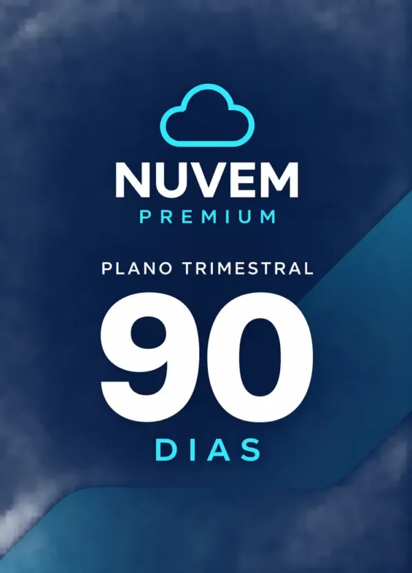 Recarga Nuvem Premium 90 dias — Plano trimestral