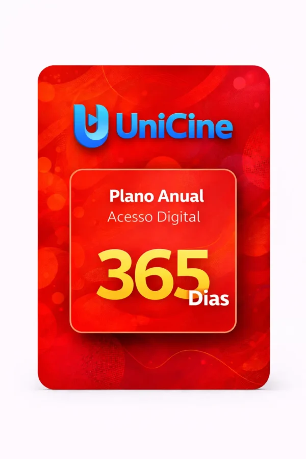 Recarga UniCine 365 dias — Plano anual
