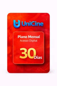 Recarga UniCine mensal de 30 dias