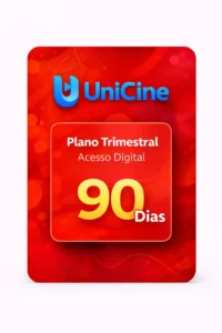 Recarga UniCine trimestral de 90 dias